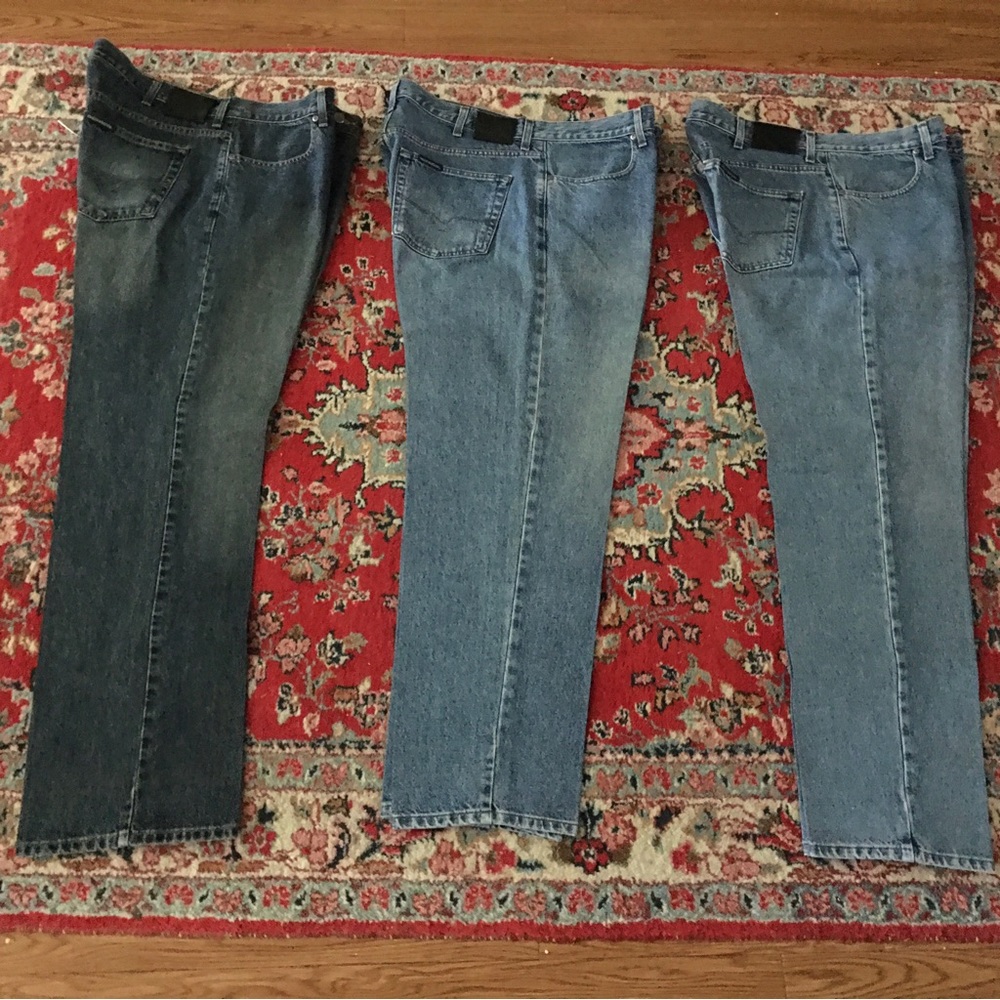 3 Harley Davidson Denim Mens Jeans 38/32 DRY CLEANED - Picture 10 of 10